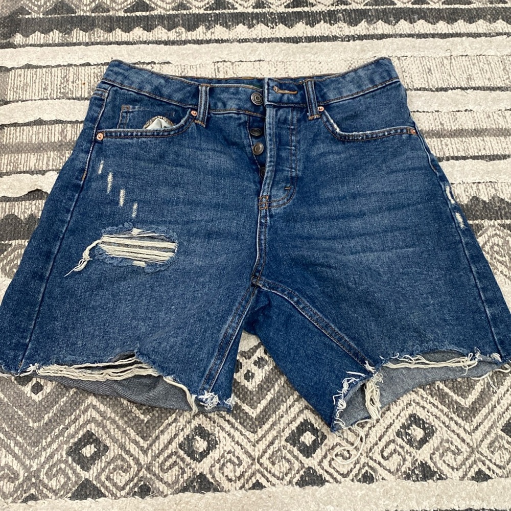 Denim shorts